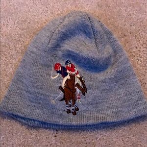 Polo Ralph Lauren Gray Beanie Merino Wool